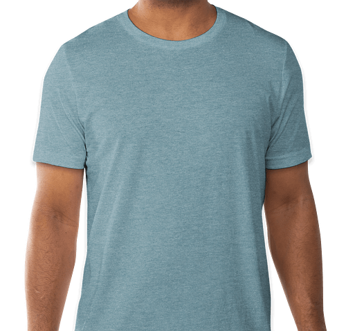 Bella + Canvas Jersey T-shirt - Color: Heather Slate