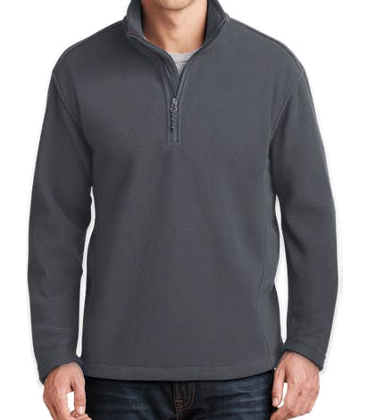 Port Authority Value Quarter Zip Fleece Pullover - Iron Grey