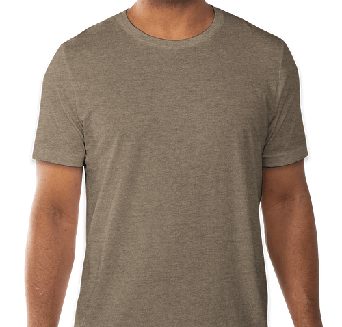 Bella + Canvas Jersey T-shirt - Color: Heather Brown