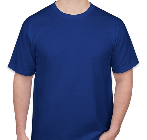 Anvil Jersey T-shirt - Color: Royal Blue