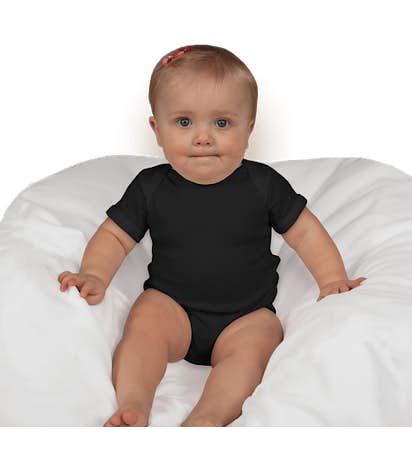 Canada - Rabbit Skins Baby Bodysuit - Black