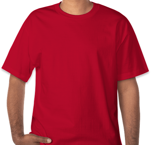 Hanes Beefy-T - Color: Deep Red