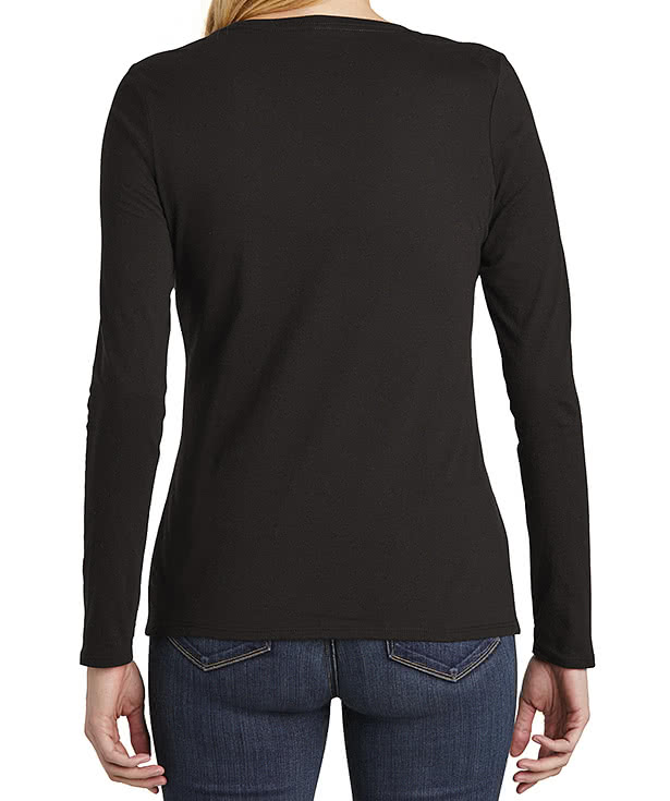 Custom District Women's V.I.T. Long Sleeve V-Neck T-shirt - Design ...