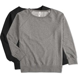 Independent Trading Women's Lightweight Crewneck Sweatshirt
