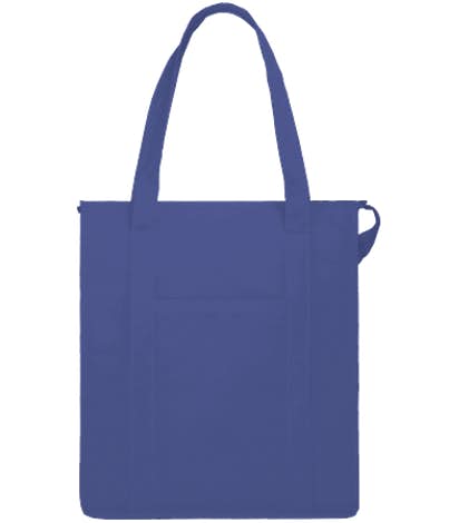 Hercules Zippered Insulated Grocery Tote - Royal Blue
