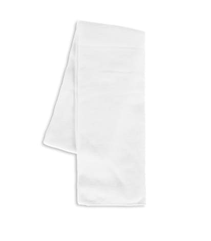 Sportsman Solid Knit Scarf - White