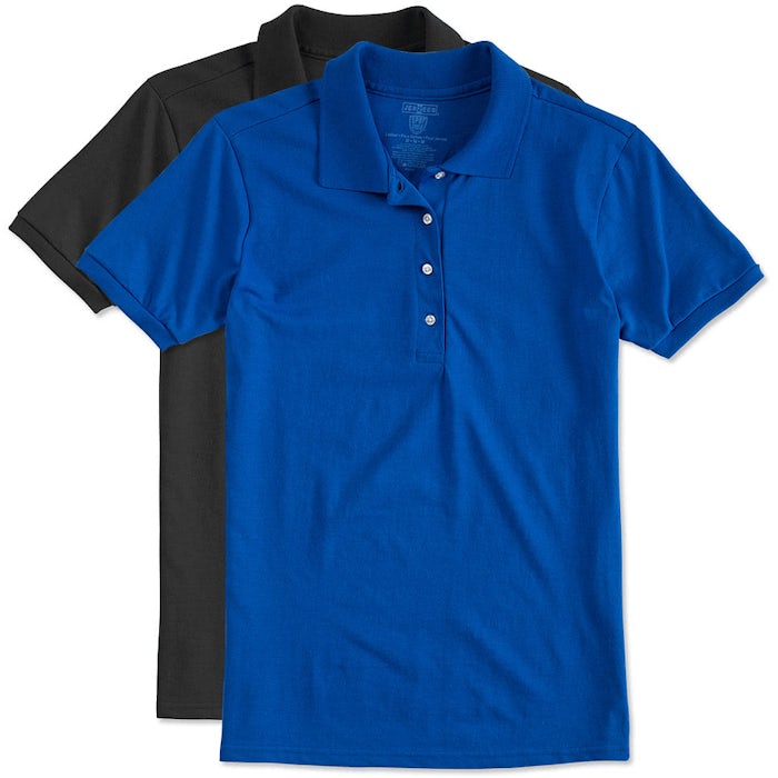 Jerzees Women's Spotshield 50/50 Jersey Polo