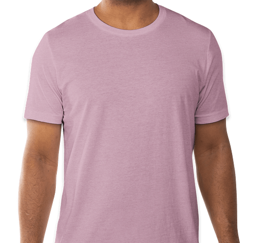 Bella + Canvas Jersey T-shirt - Color: Heather Orchid