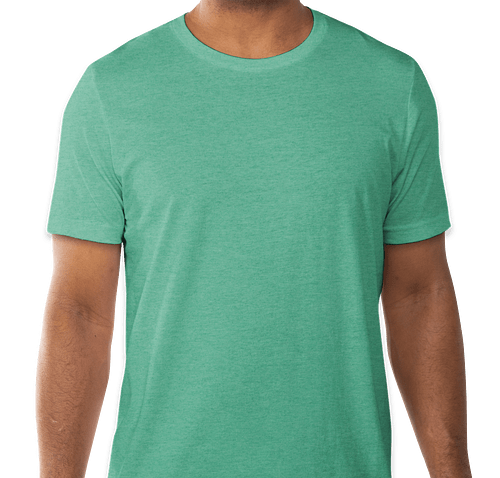 Bella + Canvas Jersey T-shirt - Color: Heather Sea Green