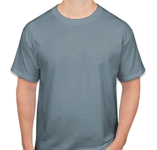 Hanes Tagless T-shirt - Color: Stonewashed Blue