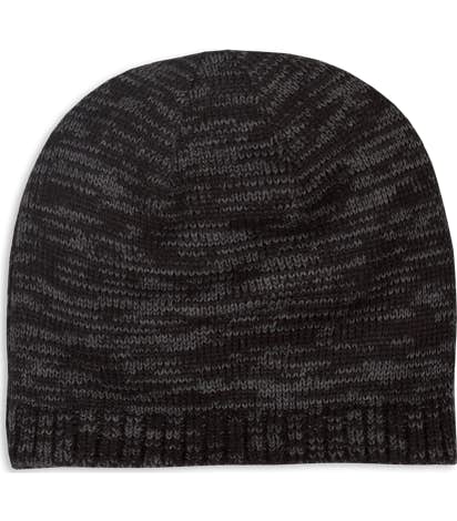 District Spaced-Dyed Beanie - Black / Charcoal