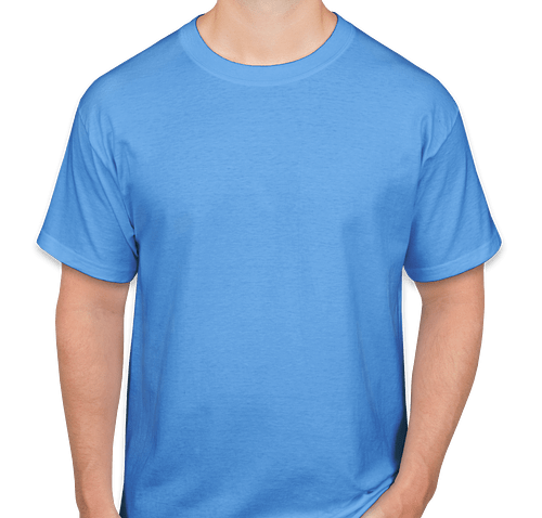 Hanes Tagless T-shirt - Color: Carolina Blue