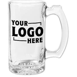 12 oz. Thumbprint Glass Tankard