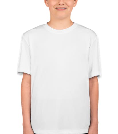 Hanes Youth Cool Dri Performance Shirt - White