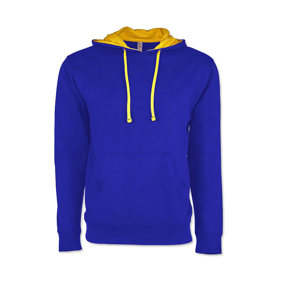 french terry fabric hoodie