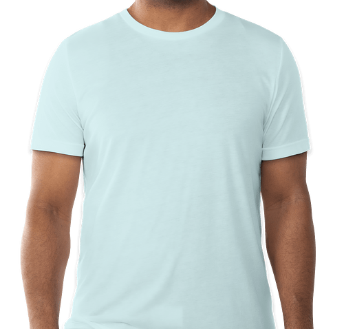 Bella + Canvas Tri-Blend T-shirt - Color: Ice Blue Tri-Blend