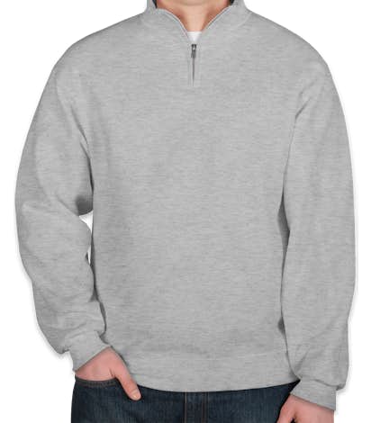 Download Custom Jerzees Lightweight Quarter Zip Sweatshirt - Design ...
