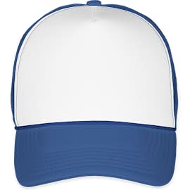 Valucap Foam/Mesh Trucker Hat - Color: White / Royal