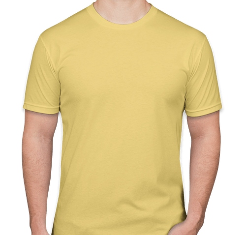 Next Level Jersey T-shirt - Color: Banana Cream
