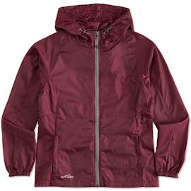 Eddie Bauer Women's Full Zip Hooded Packable Jacket