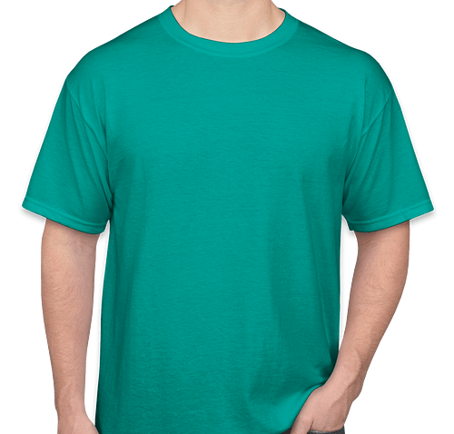Gildan 50/50 T-shirt - Color: Jade Dome
