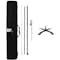 Full Color 8' Portable Single Reverse Half Drop Kit with Cross Base - Other View: 2