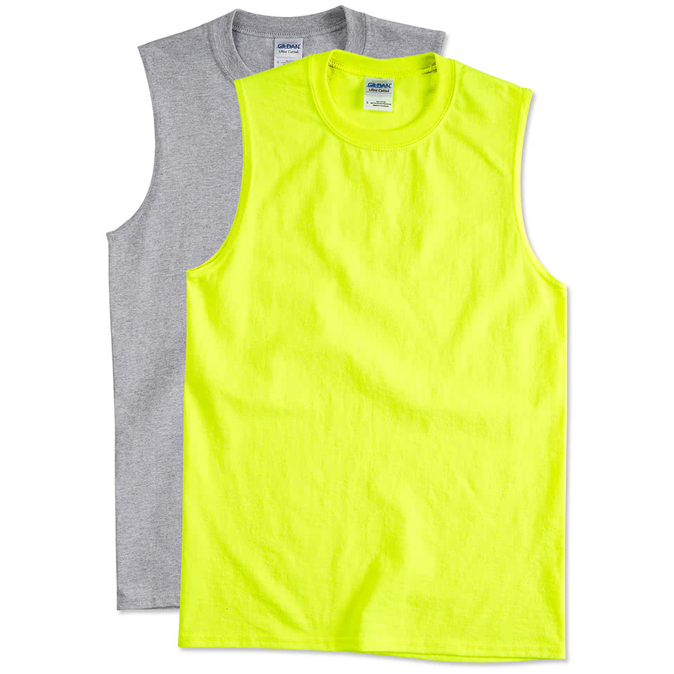 gildan muscle tee