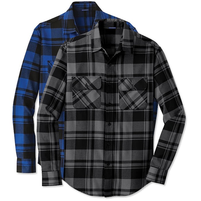 Port Authority Plaid Flannel Shirt