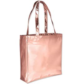 Runway Metallic Tote Bag