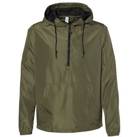 Independent Trading Quarter Zip Windbreaker