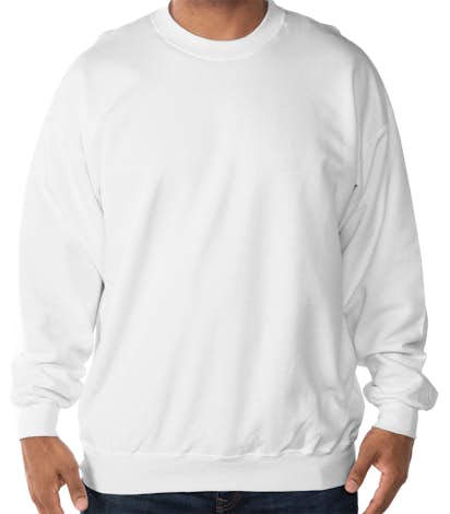 Hanes Ultimate Heavyweight Crewneck Sweatshirt - White