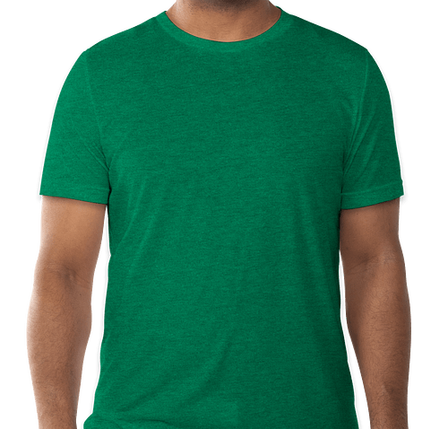 Bella + Canvas Tri-Blend T-shirt - Color: Grass Green Tri-Blend