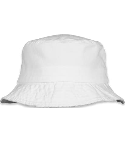 Sportsman Bio-Washed Bucket Hat - White