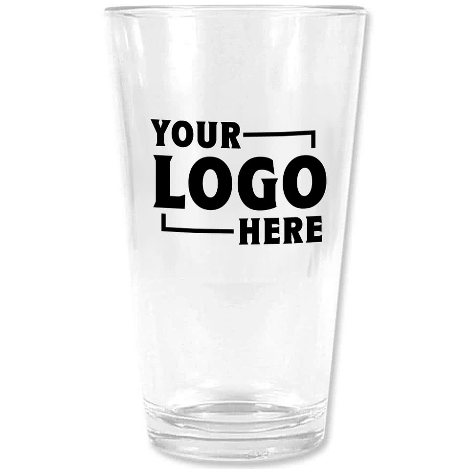 Design Custom Printed 16 Ounce Mixing Glasses Online At Customink