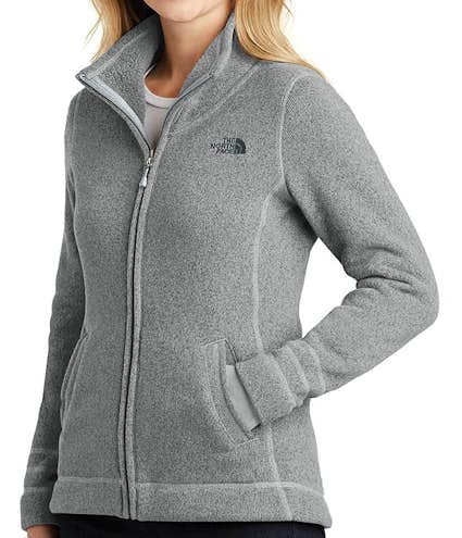 Custom The North Face Women's Sweater Fleece Jacket - Design Fleece ...