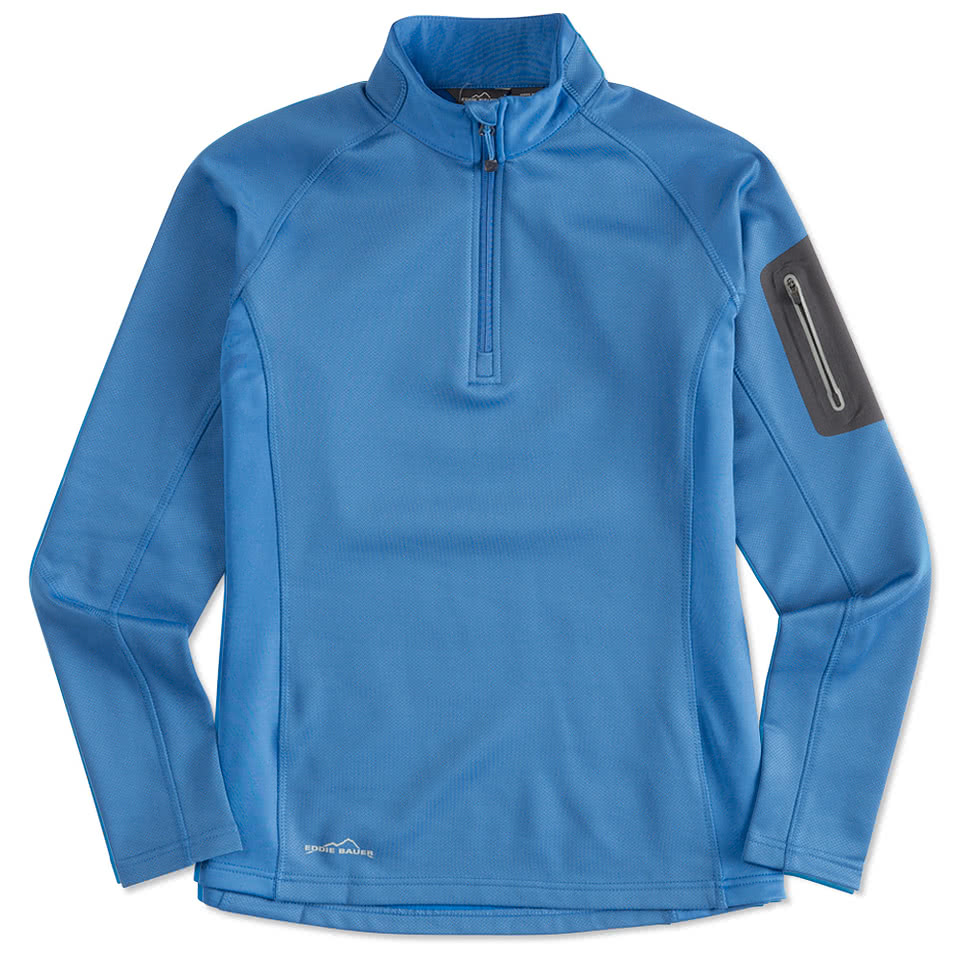 Custom Eddie Bauer Women's Half Zip Performance Pullover Design Women