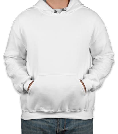Canada - Gildan Premium Blend Midweight Pullover Hoodie - White