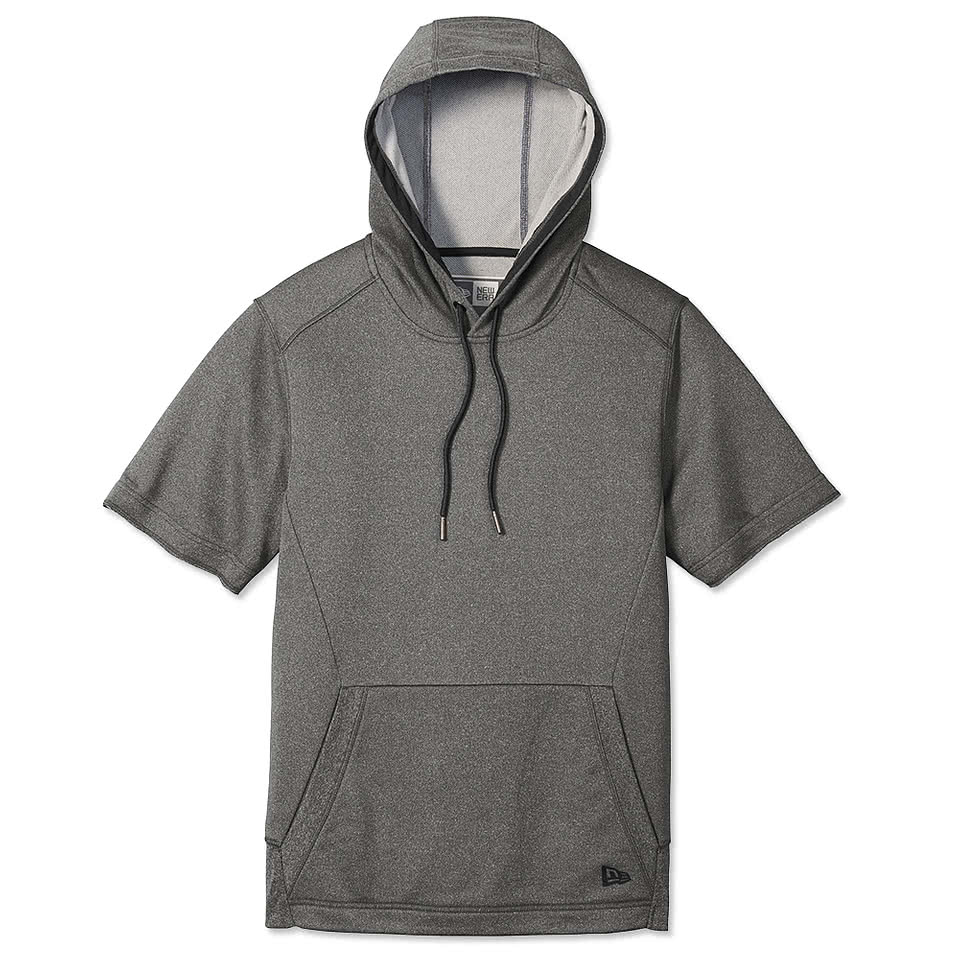 short sleeve athletic hoodie