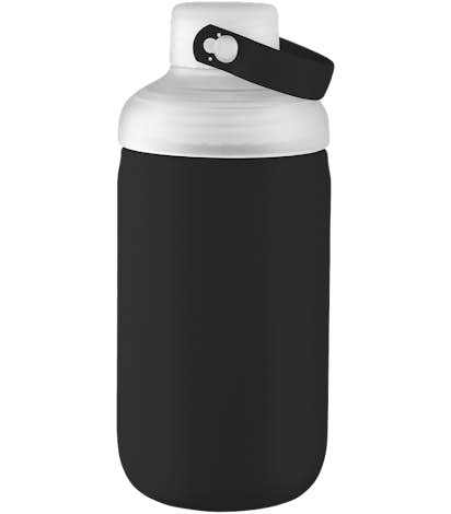 20 oz. Poppi Glass Water Bottle - Black