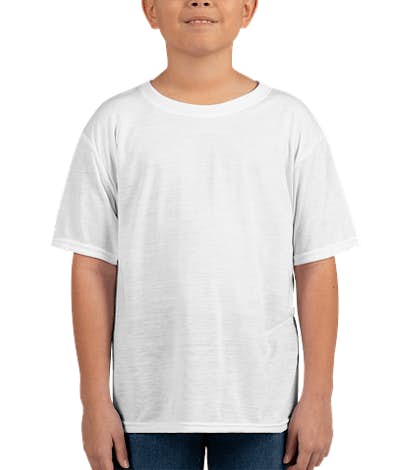 Gildan Youth Softstyle Jersey T-shirt - White