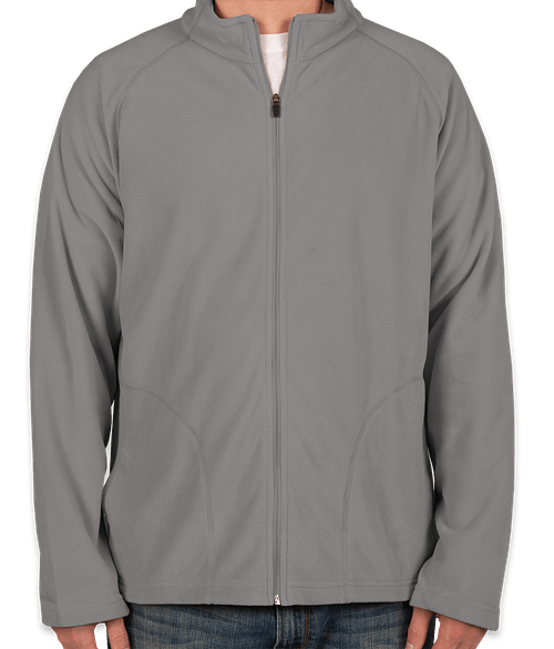 full zip microfleece