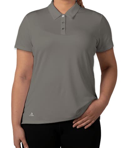 Adidas Women's Performance Polo - Grey Three