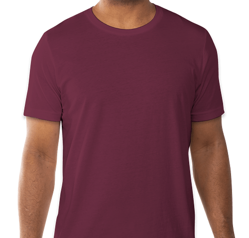 Bella + Canvas Jersey T-shirt - Color: Maroon