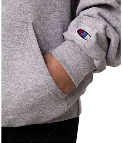Champion Youth Double Dry Eco Pullover Hoodie - Other View: 4
