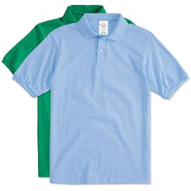 Hanes EcoSmart 50/50 Jersey Polo - Embroidered
