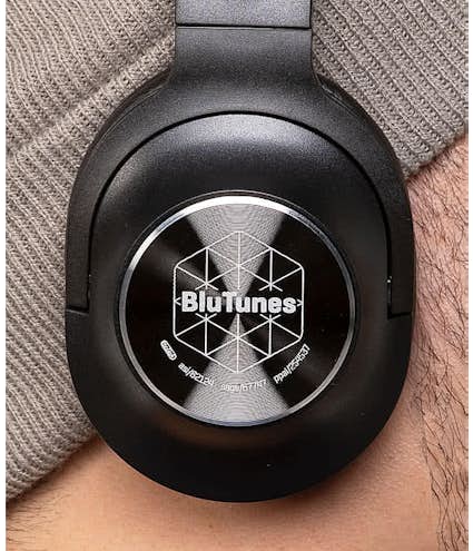 Laser Engraved BluTunes Wireless Headphones - Other View: 4