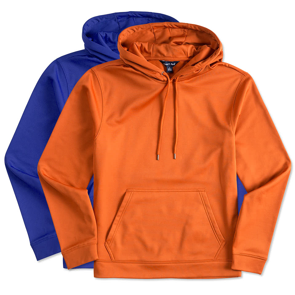 sport tek polyester hoodie