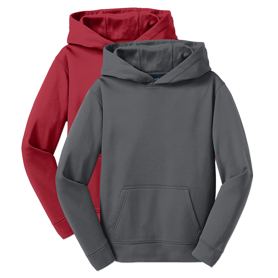 youth performance hoodie