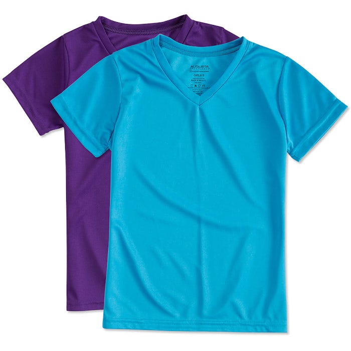 Augusta Youth Girls V-Neck Performance Shirt