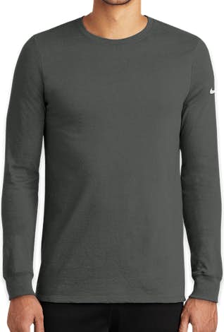 Custom Nike Dri-FIT Long Sleeve Performance Blend Shirt - Design ...